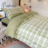 Pisoshare Kawaii Rabbit Printed Bed Linen Floral Duvet Cover Pillowcase Bedding Set Sheet Quilt