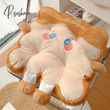 Pisoshare Kawaii Square Cookies Cushion Chair Soft Pad Thick Seat For Dining Patio Home Office