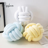 Pisoshare Knotted Ball Throw Pillows Decorative Pillow Cushion For Sofa Decoration Home Cushions