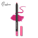 Pisoshare Lip Liner 12 Colors Waterproofsexy Red Matte Contour Tint Lipstick Long Lasting Non-Stick