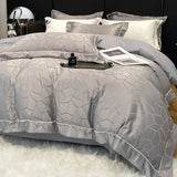 Pisoshare Luxury Bedding Set Nordic Top Quality Cotton Jacquard Duvet Cover Bed Sheet And