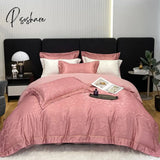 Pisoshare Luxury Bedding Set Nordic Top Quality Cotton Jacquard Duvet Cover Bed Sheet And