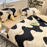 Pisoshare Luxury Nordic Bedclothes Bedding Set Duvet Cover Comforter Sets Bed Sheet Bedroom Anime