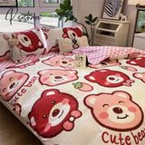 Pisoshare Luxury Nordic Bedclothes Bedding Set Duvet Cover Comforter Sets Bed Sheet Bedroom Anime