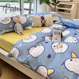 Pisoshare Luxury Nordic Bedclothes Bedding Set Duvet Cover Comforter Sets Bed Sheet Bedroom Anime