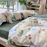 Pisoshare Luxury Nordic Bedclothes Bedding Set Duvet Cover Comforter Sets Bed Sheet Bedroom Anime