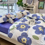 Pisoshare Luxury Nordic Bedclothes Bedding Set Duvet Cover Comforter Sets Bed Sheet Bedroom Anime