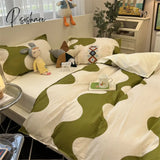 Pisoshare Luxury Nordic Bedclothes Bedding Set Duvet Cover Comforter Sets Bed Sheet Bedroom Anime