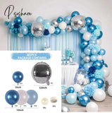 Pisoshare Macaron Balloons Garland Latex Ballons Arch Happy Birthday Party Decor Kids Adult Wedding