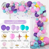 Pisoshare Macaron Balloons Garland Latex Ballons Arch Happy Birthday Party Decor Kids Adult Wedding