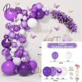 Pisoshare Macaron Balloons Garland Latex Ballons Arch Happy Birthday Party Decor Kids Adult Wedding