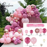 Pisoshare Macaron Balloons Garland Latex Ballons Arch Happy Birthday Party Decor Kids Adult Wedding