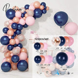 Pisoshare Macaron Balloons Garland Latex Ballons Arch Happy Birthday Party Decor Kids Adult Wedding