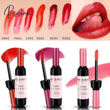 Pisoshare Makeup Lipstick Red Wine Bottle Lip Gloss Long Lasting Matte Moisturizer Lipgloss