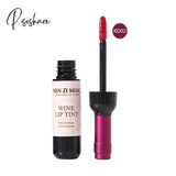 Pisoshare Makeup Lipstick Red Wine Bottle Lip Gloss Long Lasting Matte Moisturizer Lipgloss