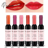 Pisoshare Makeup Lipstick Red Wine Bottle Lip Gloss Long Lasting Matte Moisturizer Lipgloss