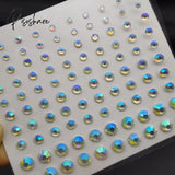 Pisoshare Mixed Size Eyeshadow Diamond Stickers For Face Body Festival Decoration Self Adhesive