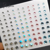 Pisoshare Mixed Size Eyeshadow Diamond Stickers For Face Body Festival Decoration Self Adhesive