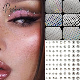 Pisoshare Mixed Size Eyeshadow Diamond Stickers For Face Body Festival Decoration Self Adhesive