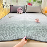 Pisoshare Natural Latex Thick Cooling Mat For Summer Cool Feeling Rayon Matress Pad Soft