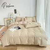 Pisoshare Nordic Duvet Cover 220X240 Quilt 150X200 Fashion Luxury Bedding Set Soft Plaid Bed Line