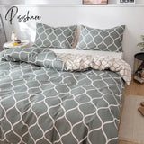 Pisoshare Nordic Style Bedding Set Duvet Cover Pillowcases 3 Pieces Microfiber 150×200 240X220 For