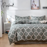 Pisoshare Nordic Style Bedding Set Duvet Cover Pillowcases 3 Pieces Microfiber 150×200 240X220 For