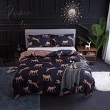 Pisoshare Nordic Style Bedding Set Duvet Cover Pillowcases 3 Pieces Microfiber 150×200 240X220 For
