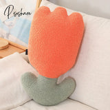 Pisoshare Nordic White 6 Petal Daisy Flower Pillow Room Bedside Sunflower Shape Cushion Girly Sweet