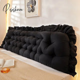 Pisoshare Pillow Bed Head Cushion Soft Bag Large Back Removable And Washable Tatami Double Waist