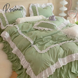 Pisoshare Princess Bedding Set Luxury Bed Linen Ruffle Double Duvet Cover Sheet And Pillowcases