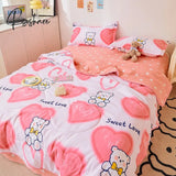 Pisoshare Princess Style Summer Quilts Washable Floral Cartoon Single Double Queen Blanket