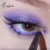 Pisoshare Shiny Diamond Eyeliner Pencil Green Gold Purple Glitter Eye Shadow Lying Silkworm Pen