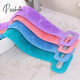 Pisoshare Silicone Bath Towel Exfoliating Back Scrubber For Shower Cleaning Body With Non-Slip