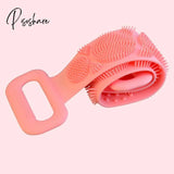 Pisoshare Silicone Bath Towel Exfoliating Back Scrubber For Shower Cleaning Body With Non-Slip