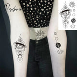 Pisoshare Small Rose Daisy Flower Temporary Tattoos For Women Adult Fashion Finger Realistic Fake