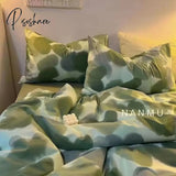 Pisoshare Solid White Fashion Style Bedding Set Twin Full Queen King Size Bed Linen Adults Kids