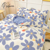 Pisoshare Spring Bedding Set Fashion Cartoon Kids Single Double Queen Size Flat Sheet Duvet Cover