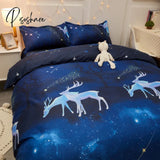 Pisoshare Spring Bedding Set Fashion Cartoon Kids Single Double Queen Size Flat Sheet Duvet Cover