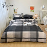 Pisoshare Spring Bedding Set Fashion Cartoon Kids Single Double Queen Size Flat Sheet Duvet Cover