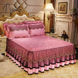 Pisoshare Summer Cooling Blanket Lightweight Siwinter Thick Velvet Bedding Bed Skirt Pillowcase