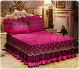 Pisoshare Summer Cooling Blanket Lightweight Siwinter Thick Velvet Bedding Bed Skirt Pillowcase