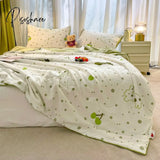 Pisoshare Summer Cooling Blankets Smooth Air Condition Comforter Lightweight Quilt With Double Side