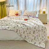 Pisoshare Summer Cooling Blankets Smooth Air Condition Comforter Lightweight Quilt With Double Side