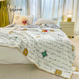 Pisoshare Summer Cooling Blankets Smooth Air Condition Comforter Lightweight Quilt With Double Side