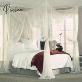 Pisoshare Super Large Mosquito Net Square Four Doors Tent Ornament Double Bed Fabric Canopy Quarto