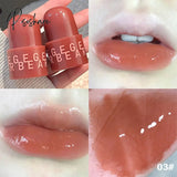 Pisoshare Sweet Natural Jelly Lip Gloss Mud Bear Seal Glaze Lipstick New Korean Fashion Makeup