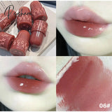 Pisoshare Sweet Natural Jelly Lip Gloss Mud Bear Seal Glaze Lipstick New Korean Fashion Makeup