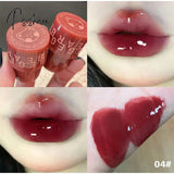 Pisoshare Sweet Natural Jelly Lip Gloss Mud Bear Seal Glaze Lipstick New Korean Fashion Makeup