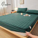 Pisoshare Thickened Laminated Cotton Adjustable Fitted Sheet 160X200 Quilting Process Mattress